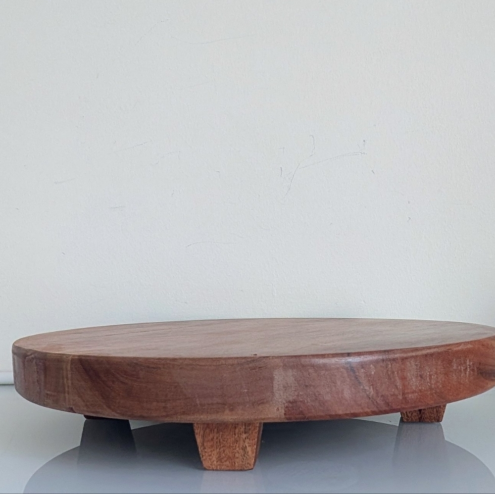 Hearth & Hand Round Wooden Riser